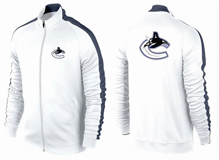 NHL Vancouver Canucks Team Logo 2015 Men Hockey Jacket (2)