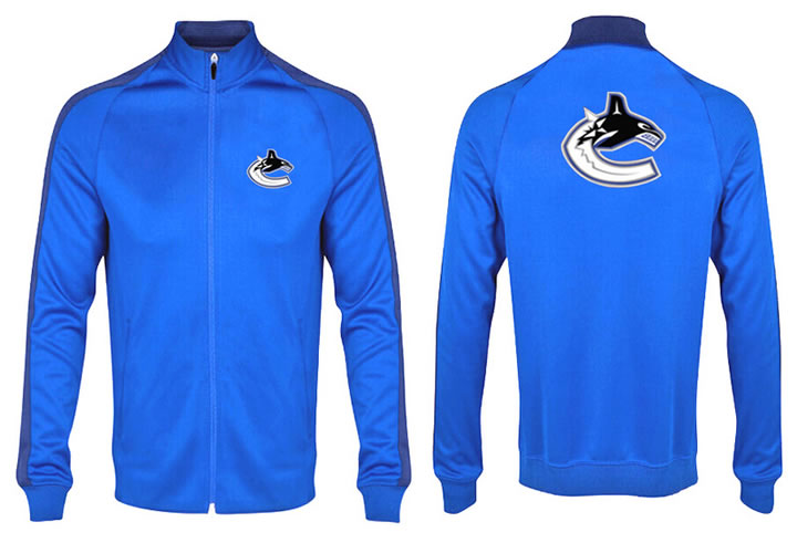 NHL Vancouver Canucks Team Logo 2015 Men Hockey Jacket (9)