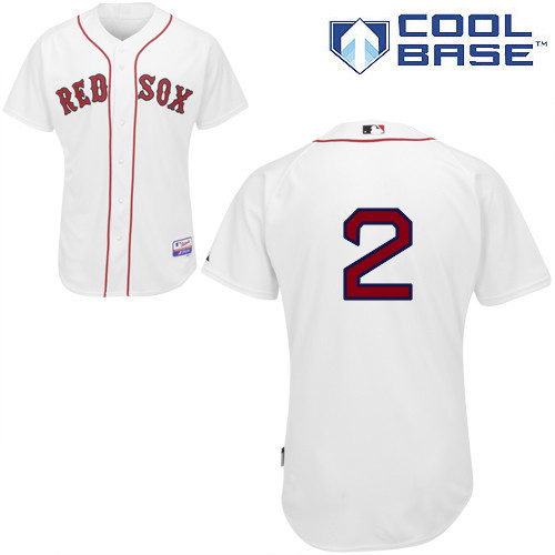 #2 Xander Bogaerts White MLB Jersey-Boston Red Sox Stitched Cool Base Baseball Jersey