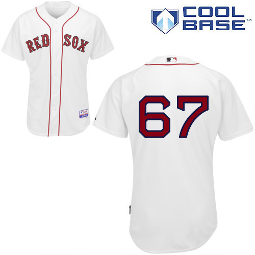 #67 Brandon Workman White MLB Jersey-Boston Red Sox Stitched Cool Base Baseball Jersey
