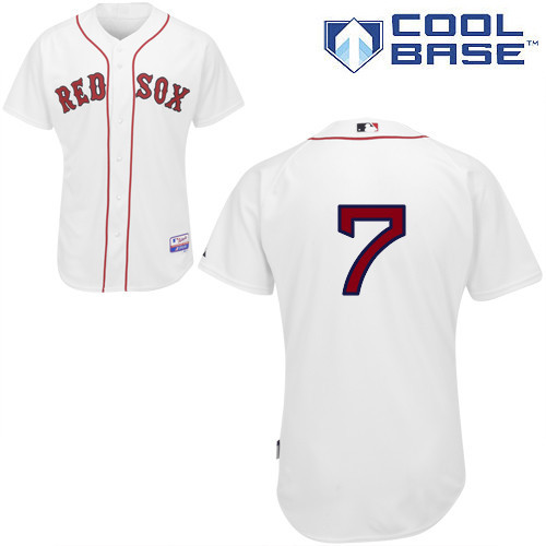 #7 Christian Vazquez White MLB Jersey-Boston Red Sox Stitched Cool Base Baseball Jersey