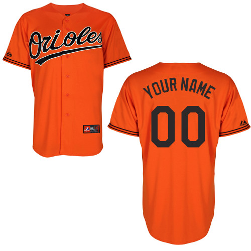 Customized Baltimore Orioles Baseball Jersey-Women's Stitched Alternate Orange Cool Base MLB Jersey