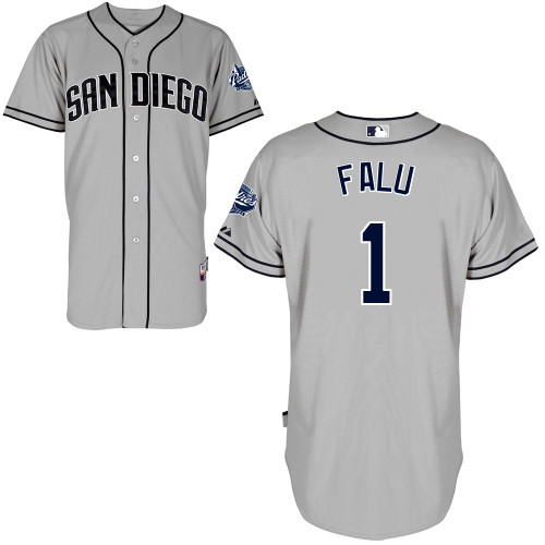 #1 Lrving Falu Gray MLB Jersey-San Diego Padres Stitched Cool Base Baseball Jersey