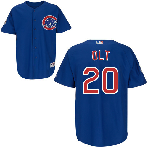 #20 Mike Olt Blue MLB Jersey-Chicago Cubs Stitched Player Baseball Jersey