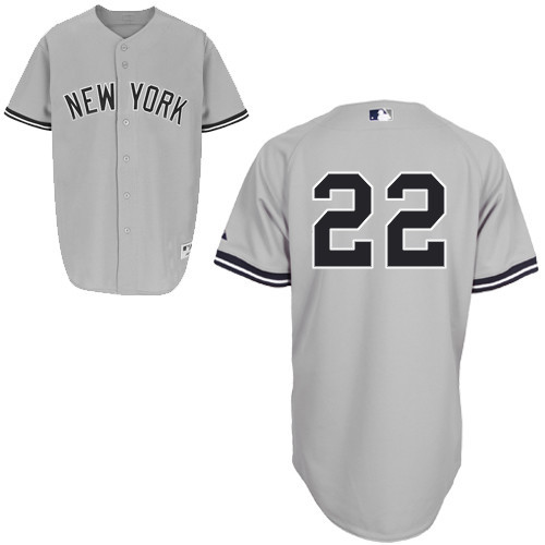 #22 Jacoby Ellsbury Gray MLB Jersey-New York Yankees Stitched Player Baseball Jersey