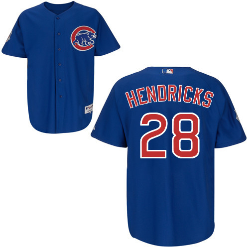 #28 Kyle Hendricks Blue MLB Jersey-Chicago Cubs Stitched Player Baseball Jersey