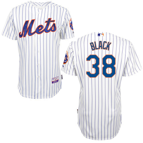 #38 Vic Black White Pinstripe MLB Jersey-New York Mets Stitched Player Baseball Jersey