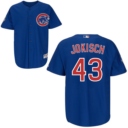 #42 Eric Jokisch Blue MLB Jersey-Chicago Cubs Stitched Player Baseball Jersey
