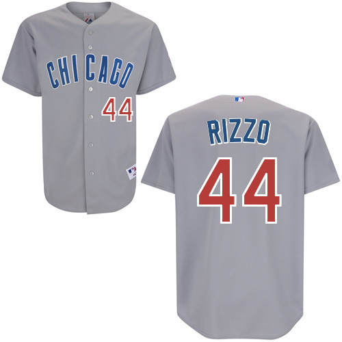 #44 Anthony Rizzo Dark Gray MLB Jersey-Chicago Cubs Stitched Player Baseball Jersey
