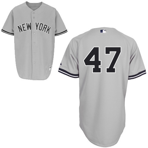 #47 Lvan Nova Gray MLB Jersey-New York Yankees Stitched Player Baseball Jersey