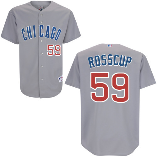 #59 Zac Rosscup Dark Gray MLB Jersey-Chicago Cubs Stitched Player Baseball Jersey