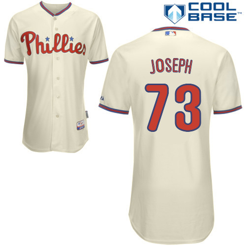 #73 Tommy Joseph Cream MLB Jersey-Philadelphia Phillies Stitched Cool Base Baseball Jersey