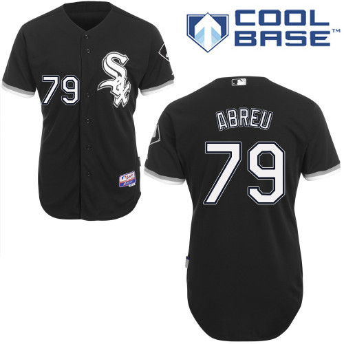 #79 Jose Abreu Black MLB Jersey-Chicago White Sox Stitched Cool Base Baseball Jersey