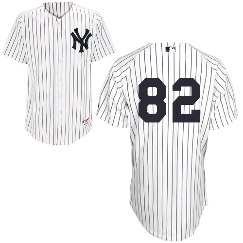 #82 Gary Sanchez White Pinstripe MLB Jersey-New York Yankees Stitched Player Baseball Jersey