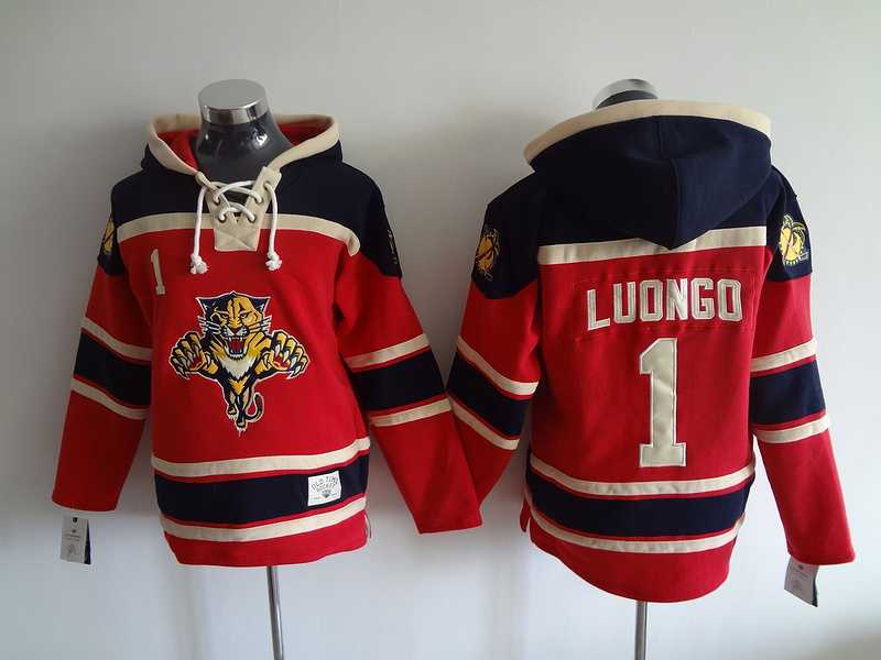 Florida Panthers #1 Luongo Red Hoodie