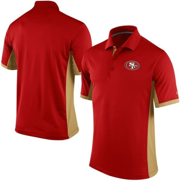 San Francisco 49ers Team Logo Red Polo Shirt