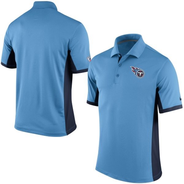 Tennessee Titans Team Logo Blue Polo Shirt