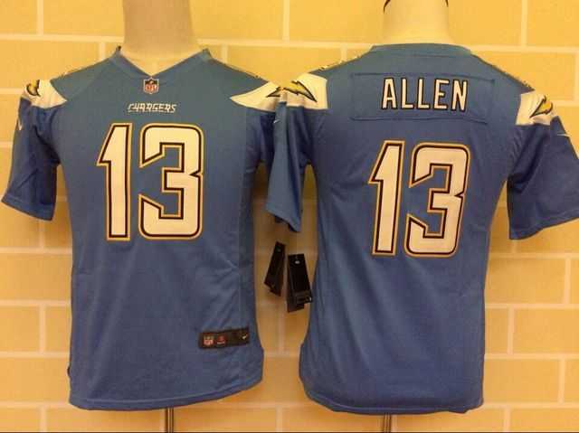 Youth Nike San Diego Chargers #13 Keenan Allen Light Blue Game Jerseys