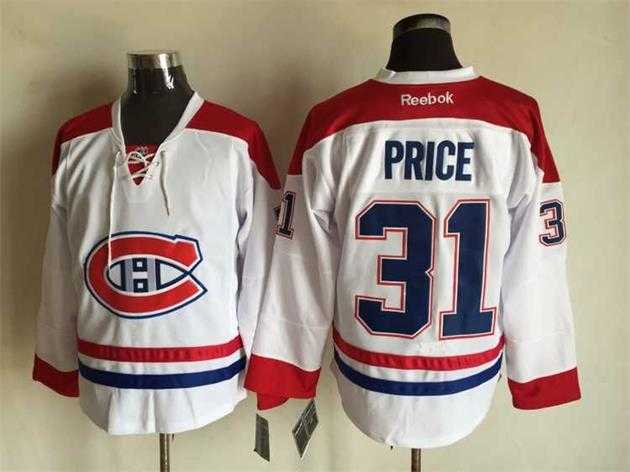 Montreal Canadiens #31 Carey Price White CCM Throwback Jerseys