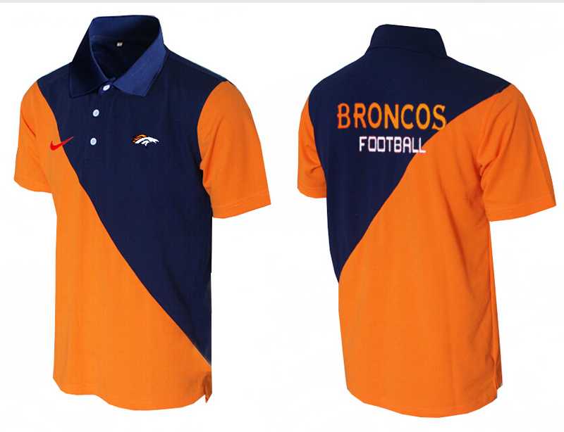 Denver Broncos Printed Team Logo 2015 Nike Polo Shirt (3)