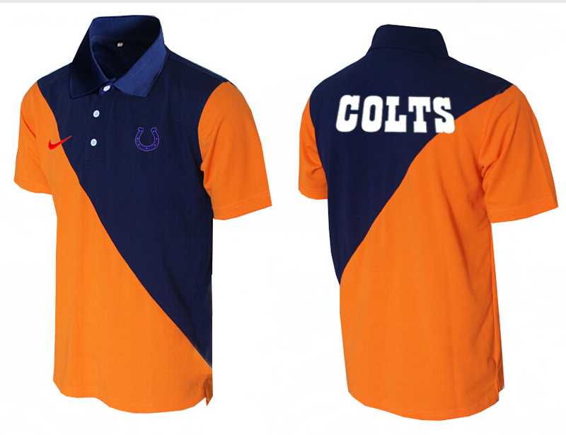Indianapolis Colts Printed Team Logo 2015 Nike Polo Shirt (3)