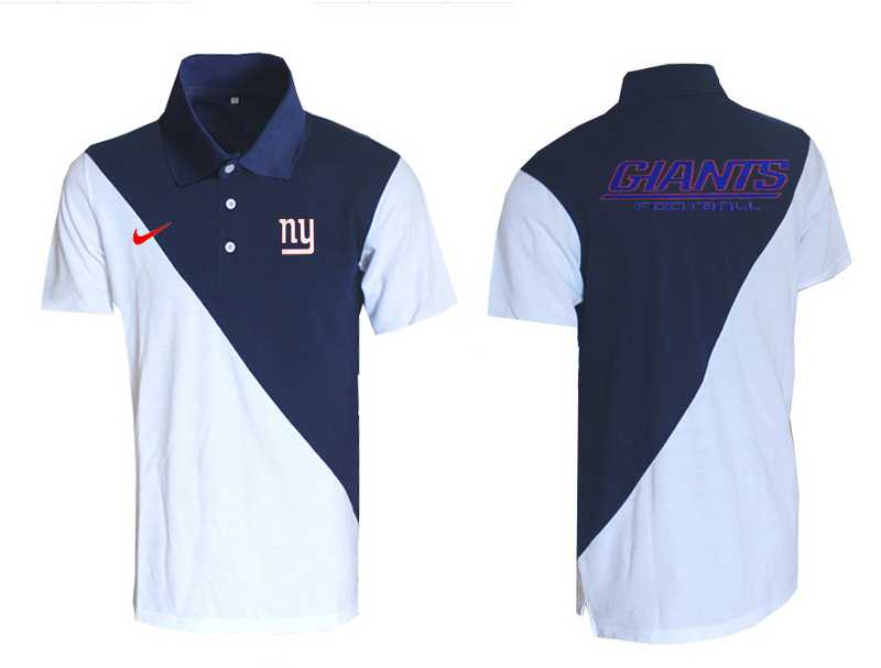 New York Giants Printed Team Logo 2015 Nike Polo Shirt (4)