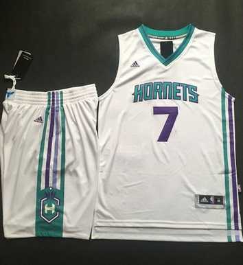 New Orleans Hornets #7 Jeremy Lin White A Set Stitched NBA Jerseys