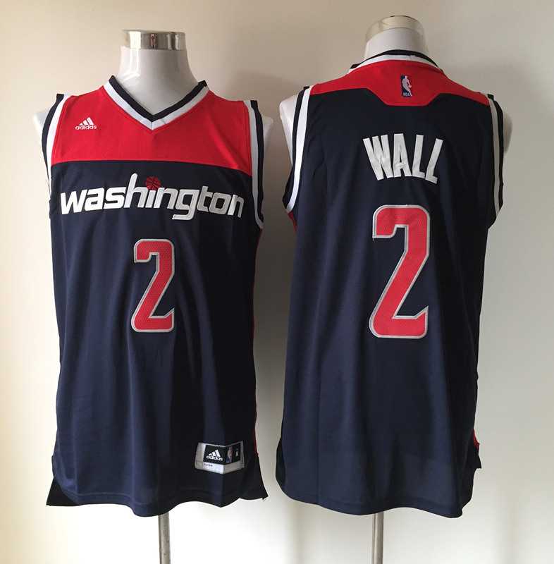 Washington Wizards #2 John Wall Navy Blue Swingman Jerseys