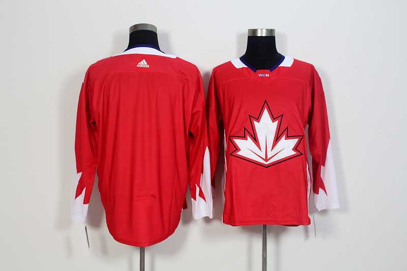 Team Canada Blank 2016 World Cup of Hockey Olympics Game Red Men's Stitched NHL Jersey