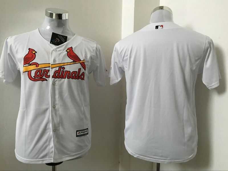 Youth St. Louis Cardinals Customized New Cool Base Stitched Baseball Jersey