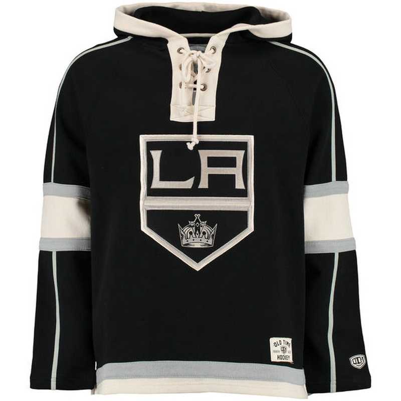 Customized Men's Los Angeles Kings Any Name & Number Black Stitched NHL Hoodie