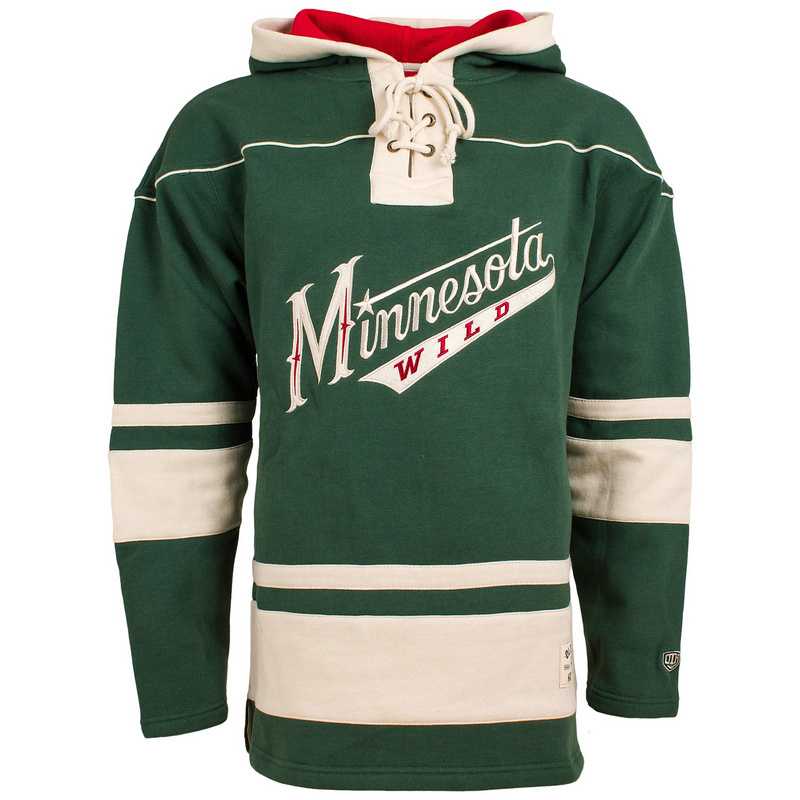 Customized Men's Minnesota Wild Any Name & Number Green Stitched NHL Hoodie