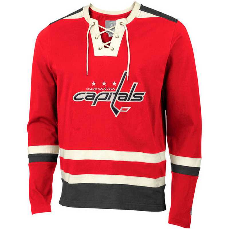 Washington Capitals Blank (No Name & Number) Red CCM Throwback Stitched Hoodie WanKe