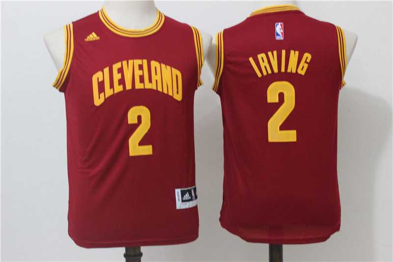 Youth Cleveland Cavaliers #2 Kyrie Irving Swingman Red Stitched Jersey