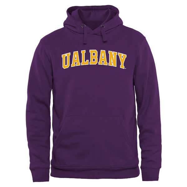 Men's Albany Great Danes Everyday Pullover Hoodie - Purple