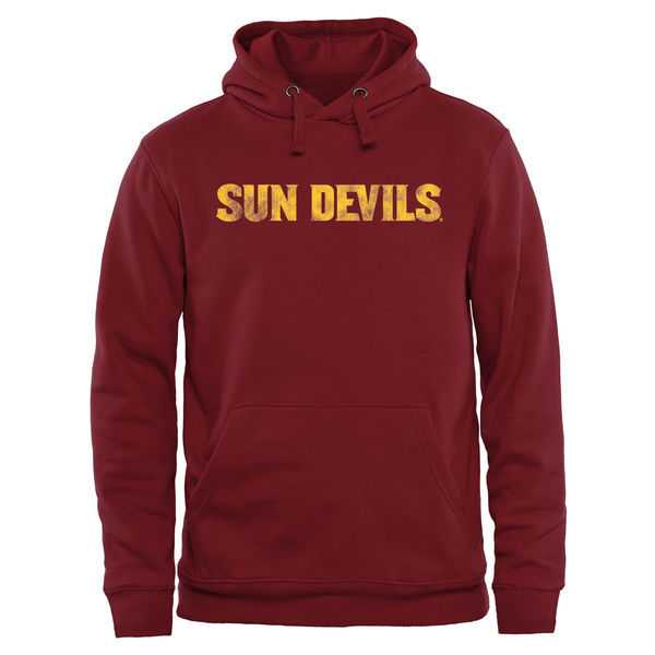 Men's Arizona State Sun Devils Classic Wordmark Pullover Hoodie - Maroon