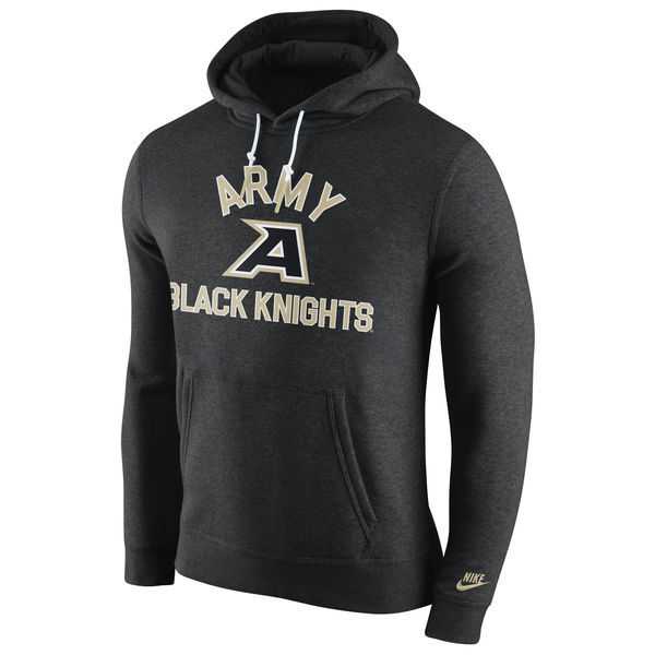 Men's Army Black Knights Nike Club Rewind Hoodie - Black