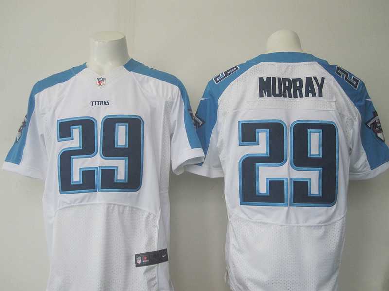 Nike Tennessee Titans #29 DeMarco Murray White Men's Stitched NFL Elite Jersey