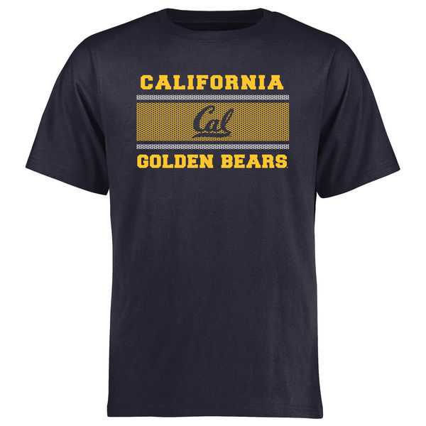 Cal Bears Big x26 Tall Micro Mesh WEM T-Shirt - Navy Blue