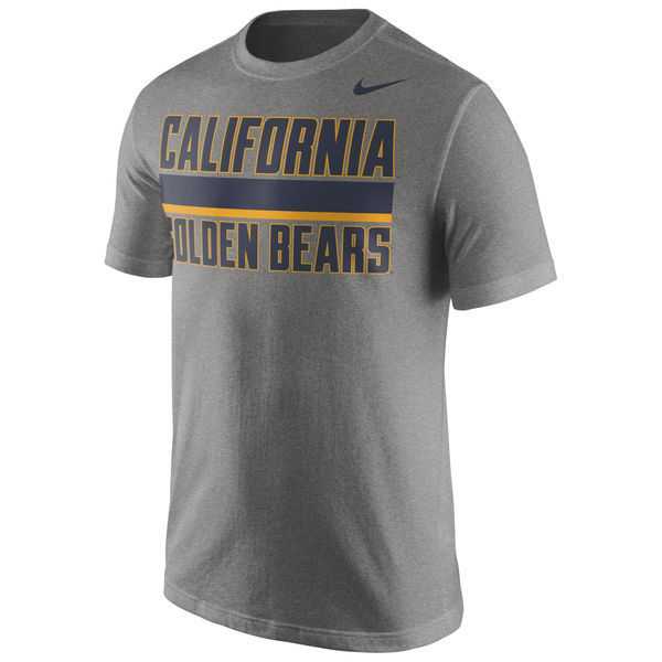 Cal Bears Nike Team Stripe WEM T-Shirt - Gray