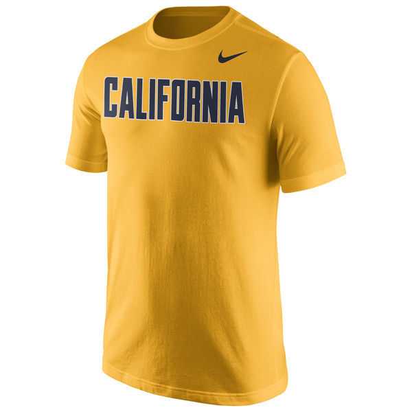 Cal Bears Nike Wordmark WEM T-Shirt - Gold