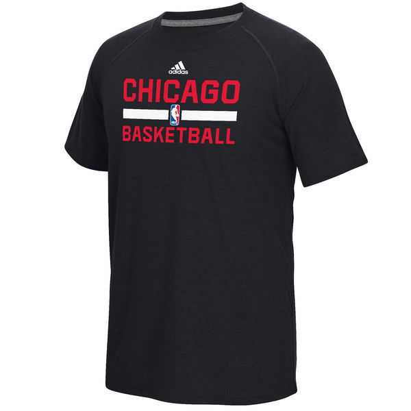 Chicago Bulls On-Court Climalite Ultimate WEM T-Shirt - Black