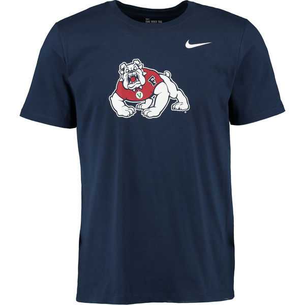 Fresno State Bulldogs Nike Big Logo WEM T-Shirt - Navy Blue