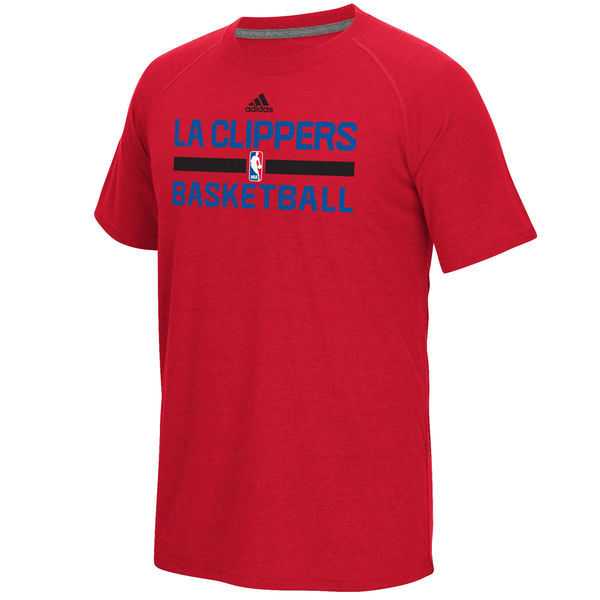 Los Angeles Clippers On-Court Climalite Ultimate WEM T-Shirt - Red