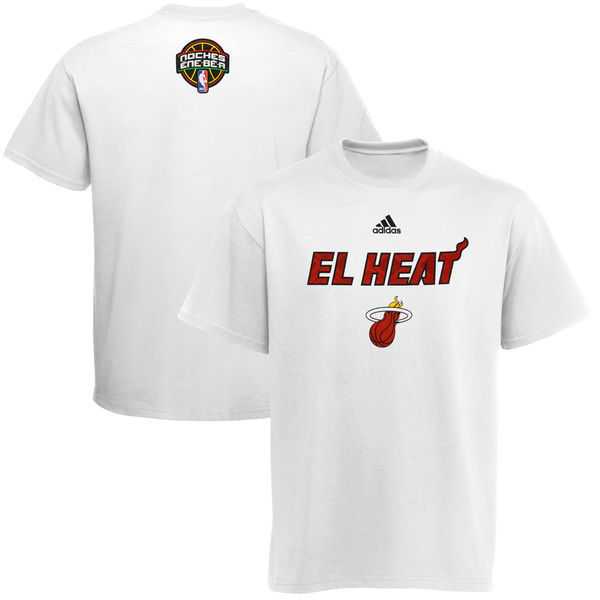 Miami Heat 2014 Noches Enebea WEM T-Shirt - White