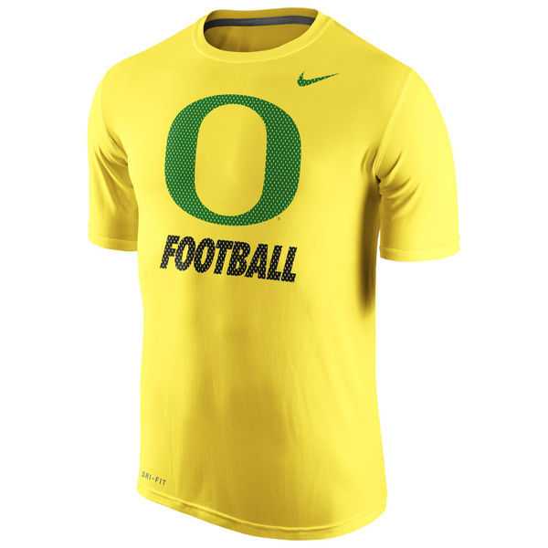 Oregon Ducks Nike Sideline Dri-FIT Legend Logo WEM T-Shirt - Yellow
