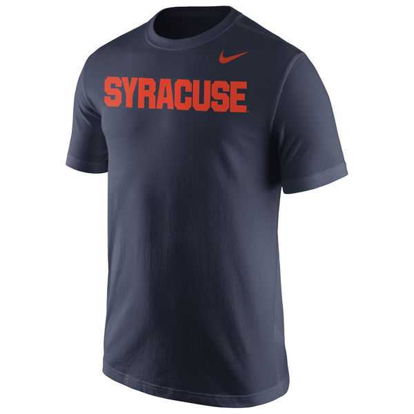 Syracuse Orange Nike Wordmark WEM T-Shirt - Navy Blue