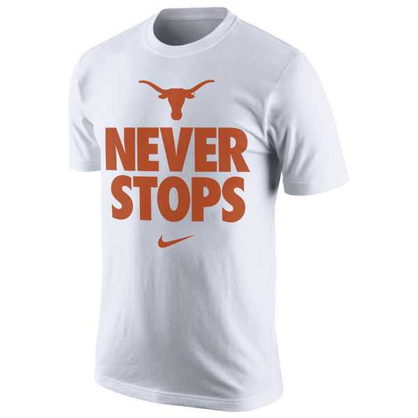 Texas Longhorns Nike Bench Legend Dri-FIT WEM T-Shirt - White