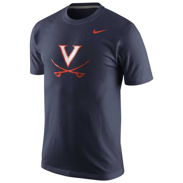 Virginia Cavaliers Nike Logo WEM T-Shirt - Navy Blue