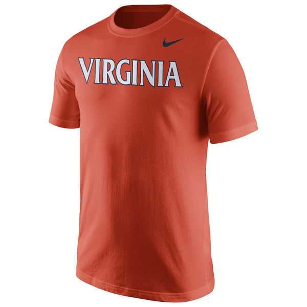 Virginia Cavaliers Nike Wordmark WEM T-Shirt - Orange